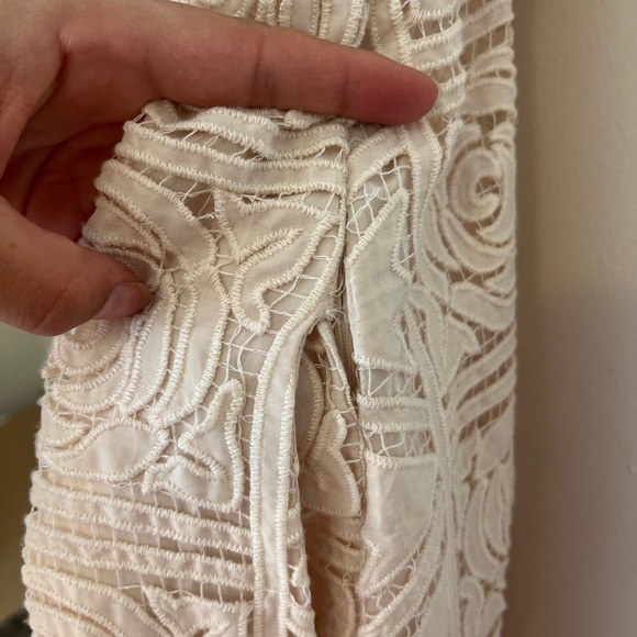 CULT GAIA Solia Long Strapless Floral Lace Dress | Large 8/10 - Picture 3 of 7